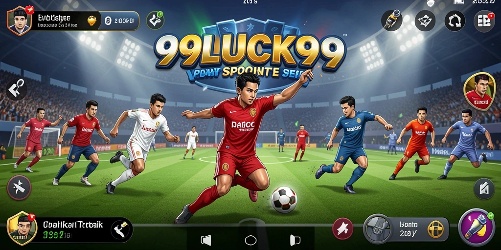 Tampilan gameplay seru dari permainan olahraga 99LUCK99.