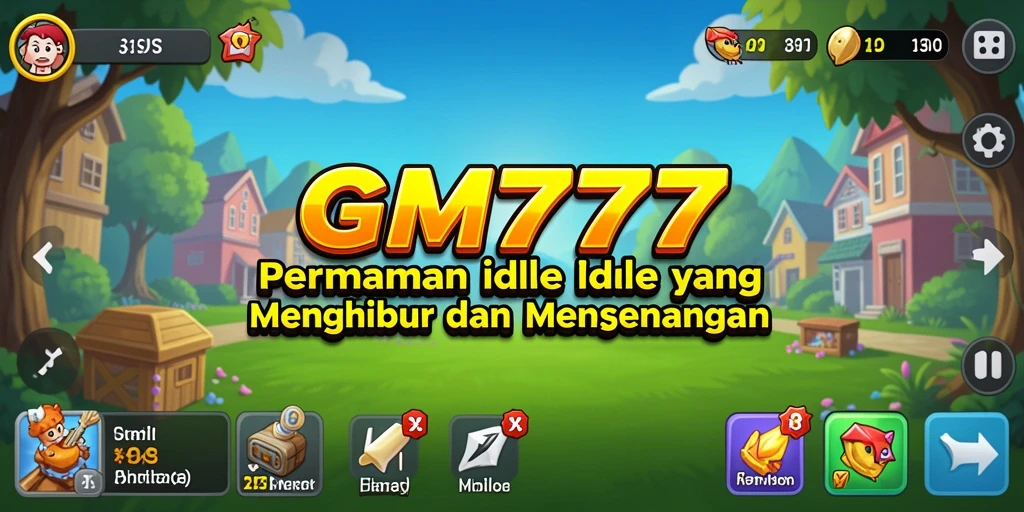 Tampilan gameplay GM777 yang menarik dan menawan.