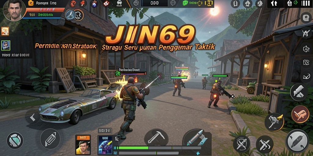 Tampilan gameplay menarik dari JIN69 dengan elemen strategi.