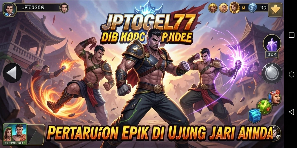 Gameplay seru di JPTOGEL77 dengan aksi pertarungan intens.
