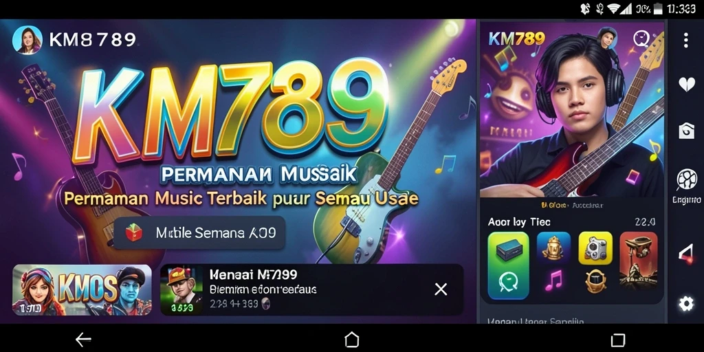 Tampilan gameplay KM789 yang seru dan interaktif.