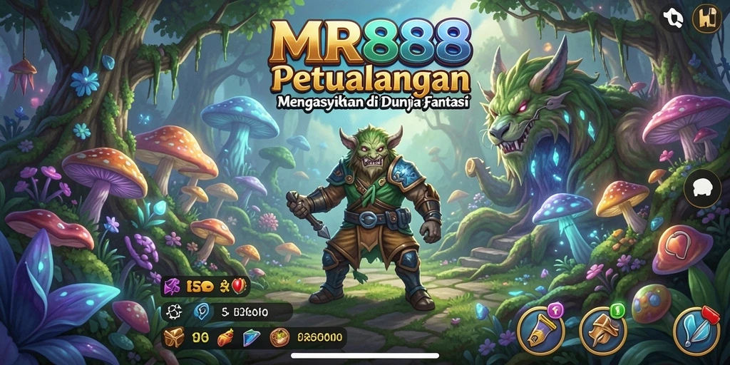 Screenshot MR888 menampilkan aksi seru dalam petualangan fantasi.