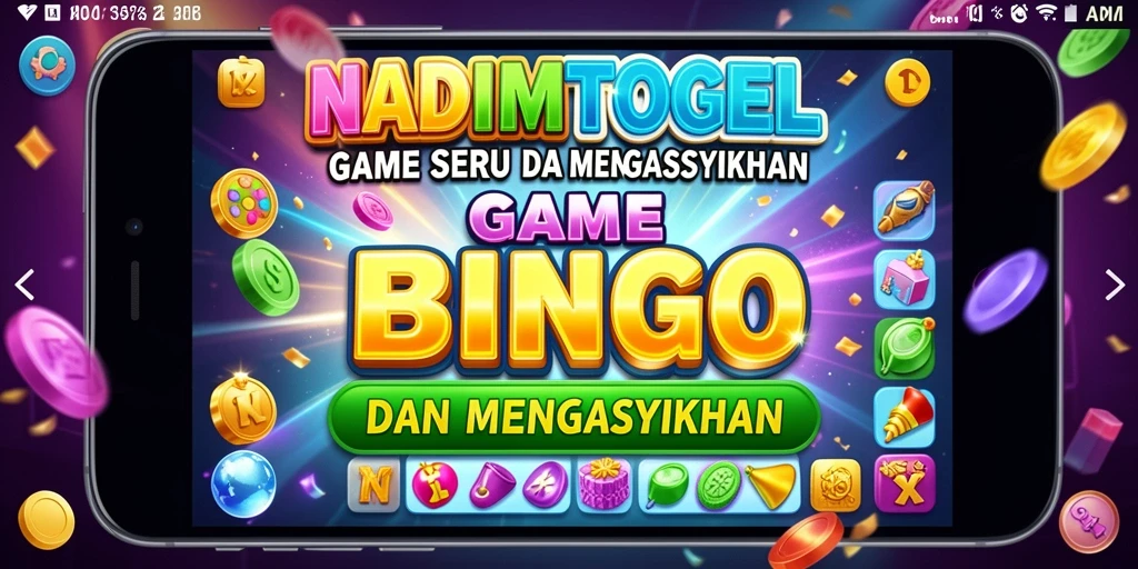 Tampilan gameplay seru Bingo di NADIMTOGEL.