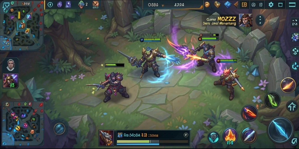 Gameplay menarik RPZZZ dengan karakter heroik dan pertarungan seru.