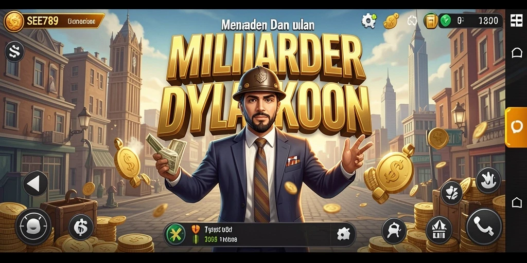 Screenshot gameplay Tycoon SEE789 yang menarik dan interaktif.