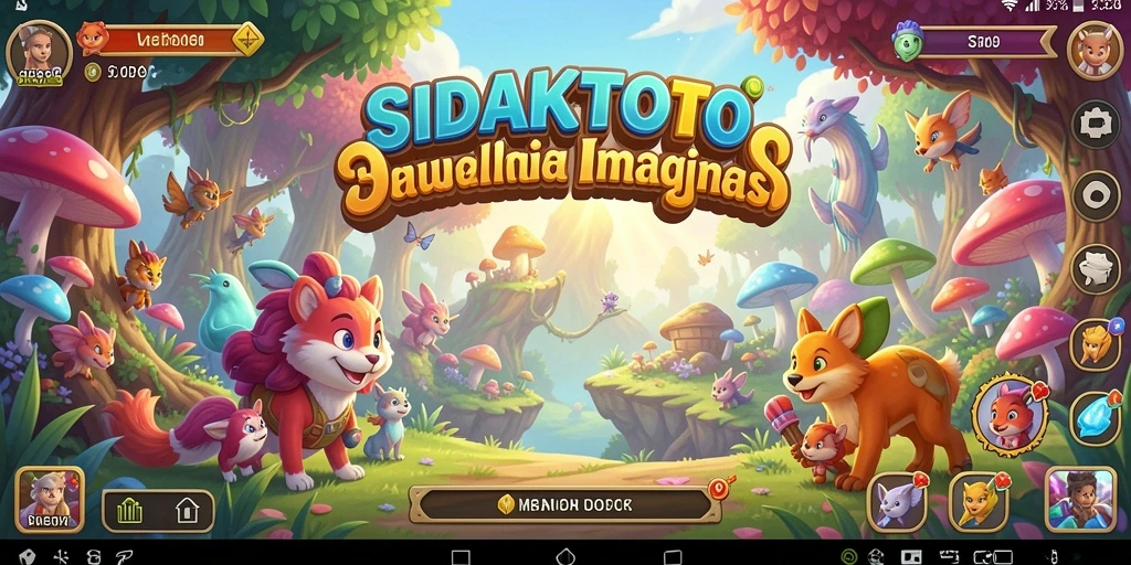 Tampilan menarik dari gameplay petualangan di SIDAKTOTO.