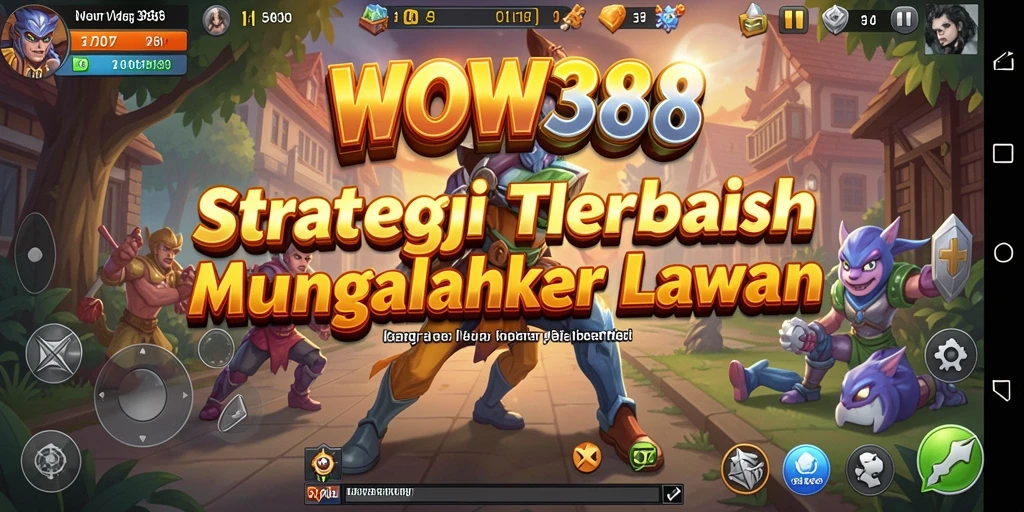Tangkapan layar gameplay WOW388 dengan pertempuran strategi yang seru.
